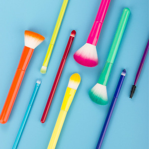 Brocha de maquillaje facial Cerdas sintéticas Brocha de maquillaje para polvo, bronceador, resaltado, contorno, colorete, ojo, ajuste - Product Image 2