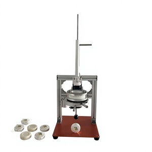 Factory Supply Manual Pleated Hotel Soap Packaging <b>Machine</b> Easy Operation Home Round Small Soap Wrapping Folding Packer <b>Machine</b> - Product Image 1