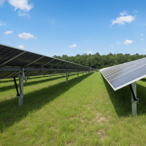 Sistema de Seguimiento <span class=keywords><strong>Solar</strong></span> Horizontal de un Solo <span class=keywords><strong>Eje</strong></span>, Soporte Automático para Paneles Fotovoltaicos, Estructura de Suelo Comercial de Alta Eficiencia para Granjas - Product Image 1