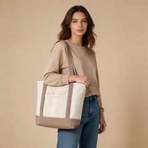 <span class=keywords><strong>Sac</strong></span> fourre-tout en toile <span class=keywords><strong>de</strong></span> coton écologique et durable Grands sacs à provisions personnalisés réutilisables recyclables Lettre cadeau à usage quotidien - Product Image 2