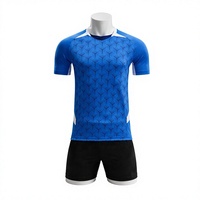 Maillot de football personnalisé imprimé pour homme adulte, 100 % polyester, ensemble uniforme d'entraînement pour équipe