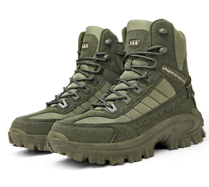 DFU01 UNZHUO MAKE Bottes de randonnée et de désert vert kaki marron pour l'entraînement en extérieur, en stock, vente en gros - Product Image 1