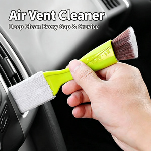 Cepillo de cerdas suaves para detallado de coches, para limpieza de rejillas de ventilación, interior y llantas, herramienta de limpieza y cuidado automotriz. - Product Image 3