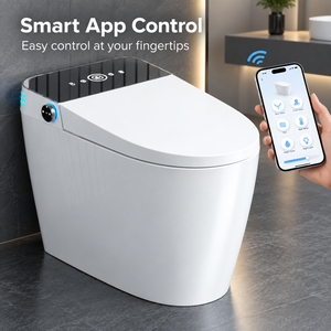 Trouvez des toilettes intelligentes électriques modernes similaires avec siège chauffant, bidet automatique et télécommande - Product Image 5