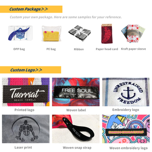 Poncho de playa con logotipo personalizado, toalla con estampado a cuadros, Poncho de Surf de verano para playa y piscina, accesorio de traje de baño de calidad - Product Image 6