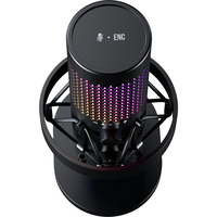 Micrófono USB Inalámbrico Profesional CG3 RGB para Grabación en Computadora, Micrófono de Condensador de Escritorio con Reducción de Ruido para Transmisión en Vivo y Juegos