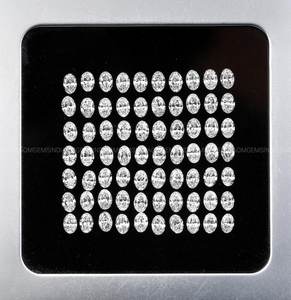 Anillo, Pendientes y Colgante de Diamante Cultivado en Laboratorio con Corte Ovalado de 5.0x3.5mm, Certificado IGI, Corte Único Antiguo - Product Image 1