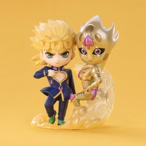 100% <span class=keywords><strong>POP</strong></span> MART Original <span class=keywords><strong>JoJo</strong></span>'s Bizarre Adventure: Golden Wind Mystery Box Blind Box Pvc Doll Toy Giorno Giovanna - Product Image 1