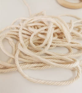 4 mmx100m <span class=keywords><strong>corda</strong></span> 100% attorcigliata di cotone <span class=keywords><strong>macramè</strong></span> <span class=keywords><strong>per</strong></span> la casa tessile - Product Image 2