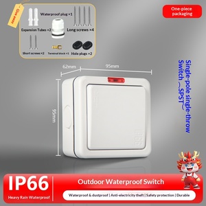 <span class=keywords><strong>Prise</strong></span> de courant industrielle et domestique étanche aux intempéries 13A, norme britannique, boîtier de <span class=keywords><strong>prise</strong></span> étanche IP66 pour extérieur - Product Image 6