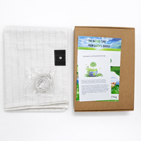Feuille de mise à la terre blanche |   Literie de mise à la terre 95 % coton + 5 % fibres d'argent, tailles Twin/Full/Queen/King, pour un confort de sommeil naturel