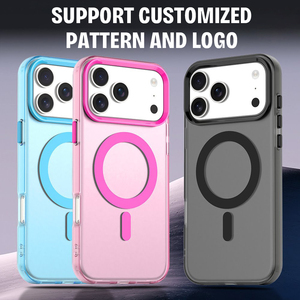 Coque de téléphone magnétique à motif personnalisé, couleur bonbon, finition mate, agréable au toucher, antichoc, protection pour iPhone 13 14 15 16 17 Pro Max - Product Image 5