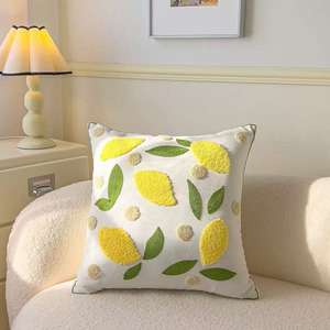 Taies d'oreiller carrées en toile brodées personnalisables <span class=keywords><strong>pour</strong></span> canapé, coussins de chevet et coussins lombaires de bureau - Product Image 6