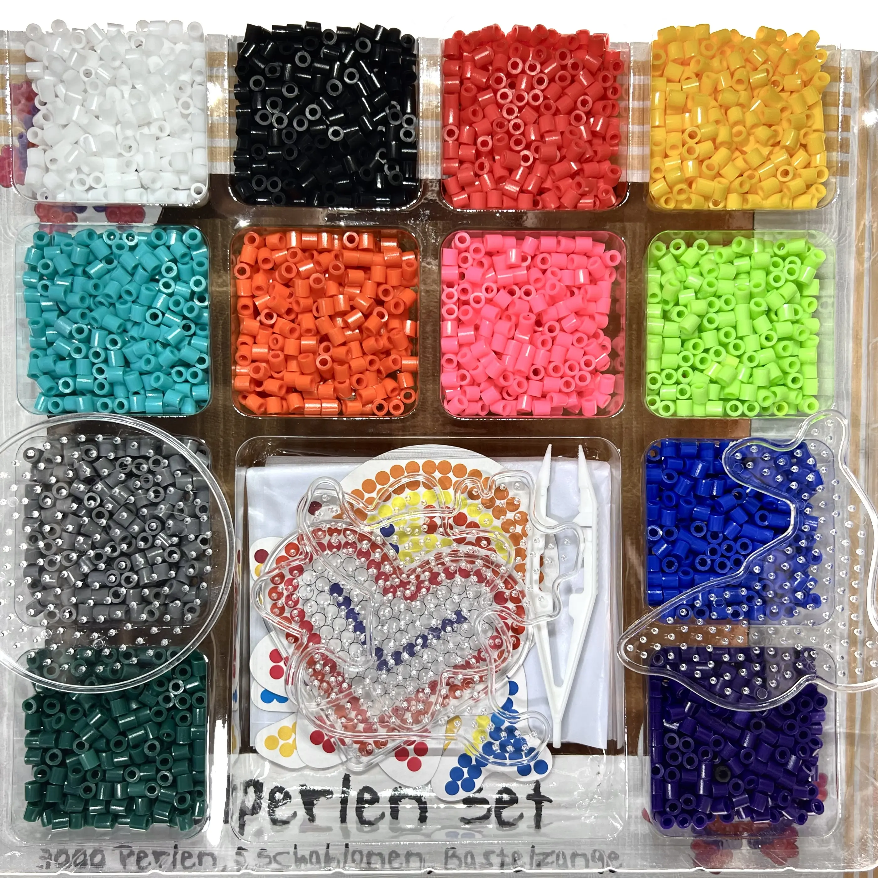Eco Friendly Children's Educational Toys Iron Perler Beads Wholesale Diy 5mm Fuse Beads Pegboard Toys For Kids
