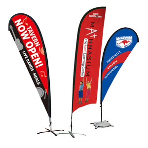 Bandeira de pena do orgulho da impressão personalizada, bandeiras de lágrima da bandeira da pena - Product Image 1