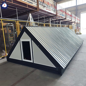 บ้านคอนเทนเนอร์พับได้พร้อมทำจากเหล็กน้ำหนักเบาบ้านเคลื่อนที่แบบพกพาพับได้ - Product Image 4