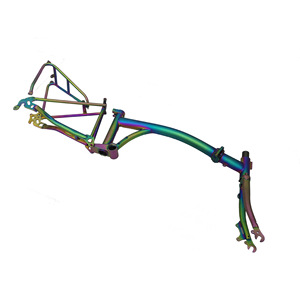 Marco de bicicleta <span class=keywords><strong>plegable</strong></span> personalizado, marco de galvanoplastia para bicicleta, piezas de bicicleta para bicicleta <span class=keywords><strong>plegable</strong></span> <span class=keywords><strong>Brompton</strong></span> - Product Image 4