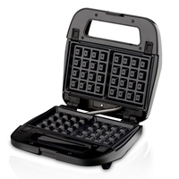 RAF marque 3in1 revêtement antiadhésif presse gril détachable petit déjeuner Sandwich Maker