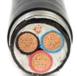 1000V copper teck90 ra90 ra75 pvc insulated pvc sheath underground power cable 1/0 2/0 3/0awg pice