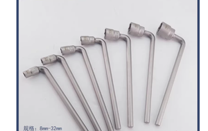 Clé à douille en forme de L en acier inoxydable 304 |   Douille de tuyauterie de type 7 |   Outil de réparation automobile anti-magnétique à douille hexagonale - Product Image 3