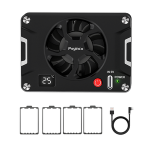 Ventilateur de refroidissement portable et réglable pour appareils photo Sony A7M4/A6700/A7C2/ZVE1/ZV-E10/A7C/<span class=keywords><strong>FX3</strong></span> pour le streaming en direct et la prise de vue vidéo - Product Image 5