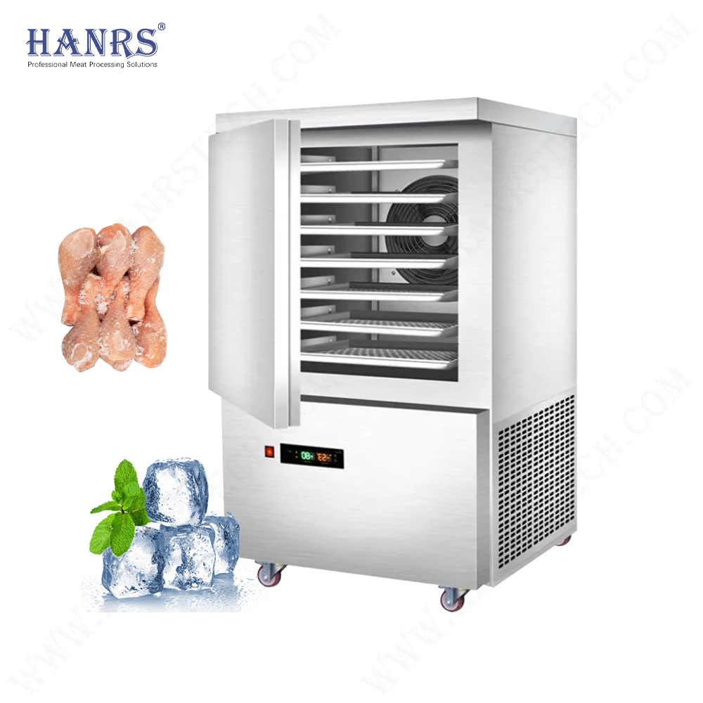 Промышленная морозильная камера-быстрое замораживание 45 ° C для морепродуктов, мяса и готовых к употреблению продуктов [CE сертифицировано]
