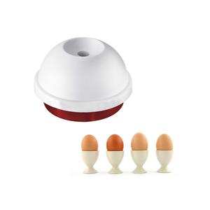Cuiseur à œufs avec base rouge pour 4 œufs, outil de cuisson pour œufs à la coque ou durs - Product Image 1