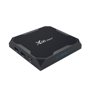 High quality Set top <b>box</b> X96Max+ <b>Smart</b> Android 9.0 <b>TV</b> <b>BOX</b> 4GB 64GB 32GB Dual Wifi 8K 4K best price STB - Product Image 1