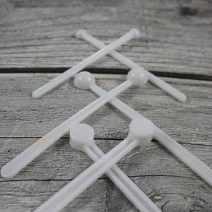 Cuillère doseuse jetable <span class=keywords><strong>en</strong></span> plastique PP blanc, 0,025 ml, 0,0125 g, 12,5 mg, 70 mm de long, résistante au lave-vaisselle, pour limiter le sel, cuillère à thé - Product Image 4