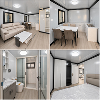 Maison conteneur extensible ZhuDuo : Personnalisation clé en main OEM/ODM, configurations flexibles 1 à 3 chambres, kits de toiture prêts pour l'énergie solaire, design moderne