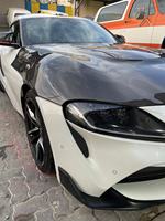 Capot en fibre de carbone style VRS pour Toyota Supra A90, couvercle de moteur en fibre de carbone, capot 2019-2023
