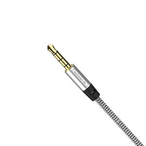 Somostel New Hi-Fi Sound 3,5mm Macho <span class=keywords><strong>a</strong></span> macho <span class=keywords><strong>Cable</strong></span> de audio trenzado <span class=keywords><strong>Cable</strong></span> <span class=keywords><strong>auxiliar</strong></span> para coche con chaqueta de PVC Compatible con auriculares - Product Image 4