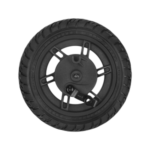 Pneu plein Ulip avec jante 10x2.5 pour trottinette Segway Ninebot Max G30, roue en caoutchouc durable avec rainure de 45 mm - Product Image 5