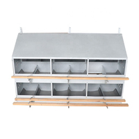 Nichoir pour poules pondeuses 12/24 trous, poulailler, boîte à nids pour poules, nid à œufs