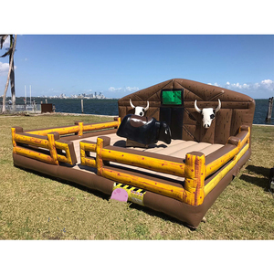 Máquina de Toro Mecánico Inflable de Alta Calidad con Soplador para Montar, Toro Mecánico Inflable para Rodeo - Product Image 2