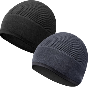 Bonnet en jacquard léger en nylon pour homme et femme, doux et confortable, bonnet de nuit, lavable en machine - Product Image 1