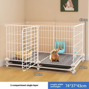 <span class=keywords><strong>Cage</strong></span> domestique double couche extra-large automatique pour le nettoyage du fumier de porc <span class=keywords><strong>nain</strong></span> hollandais, intérieur spécial à deux couches - Product Image 6