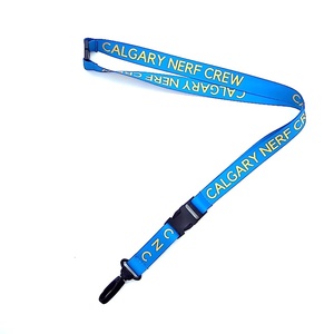 YUDI YDDS-521-2 Custom Logo Schlüssel anhänger Lanyard Abnehmbare obere & Downer Schnallen Polyester band Zubehör Haken für ID-Halter - Product Image 1
