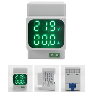 Medidor Digital de Voltaje y Amperaje de Doble Pantalla, CA 1-120A, 50-500V, CC 6-24V, LED, Medidor de Corriente y Hertzios - Product Image 5