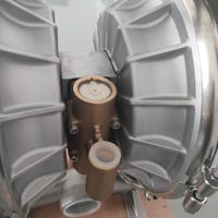 T15/SSAAB/TWS/TF/STF/0014 bomba de diafragma doble accionada por aire de acero inoxidable de 3 pulgadas diafragma de PTFE de carrera completa