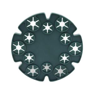 Soporte Redondo de Plástico Verde para Plantas, Tipo Bambú, 13.5 cm de Diámetro, para Jardín, Enrejado para Plantas Trepadoras, Fácil de Montar - Product Image 5