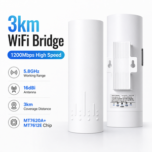 SST-CPE820 Bridge WiFi Wireless ad Alta <span class=keywords><strong>Velocità</strong></span> 1200Mbps 5.8GHz 3KM CPE per Esterni con Antenna 16dBi - Product Image 4