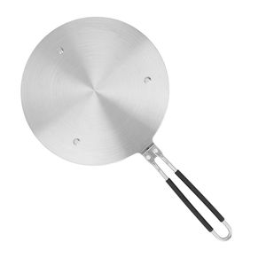 Plaque diffuseur de chaleur en acier inoxydable, plaque <span class=keywords><strong>adaptateur</strong></span> à <span class=keywords><strong>induction</strong></span> à chaleur rapide et uniforme avec longue poignée <span class=keywords><strong>pour</strong></span> cuisinière à <span class=keywords><strong>induction</strong></span>, type poêle en fonte 2 - Product Image 1