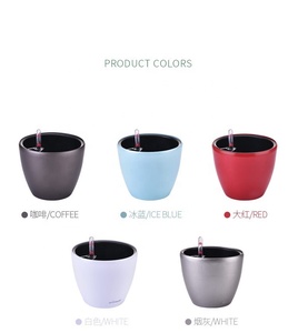Mini <span class=keywords><strong>macetas</strong></span> de agua de pintura redonda de varios tamaños, <span class=keywords><strong>macetas</strong></span> de flores autoabsorbentes - Product Image 2