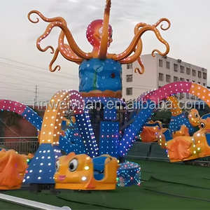 Fête <span class=keywords><strong>foraine</strong></span> Attraction Noël Parc d'attractions Rotary Game Fairground 30 Places Crazy Dancing Fly Big Octopus Rides à vendre - Product Image 2