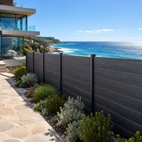 Panneaux de clôture composites sans entretien, écran d'intimité co-extrudé pour piscine et jardin en Australie
