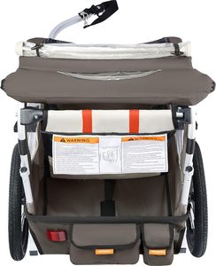 <span class=keywords><strong>Remorque</strong></span> de vélo pour enfant à passager unique Harnais <span class=keywords><strong>pliable</strong></span> en métal à 5 points avec tissu réfléchissant résistant aux intempéries pour enfants - Product Image 5