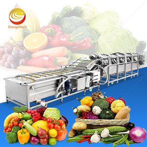 Línea de Limpieza Industrial ORME con Cepillo de Burbujas de Aire para Lavado, Secado y Corte de Frutas y Verduras - Product Image 1