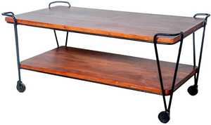 Estante de madera Rectangular de alta calidad Construcción de madera maciza adecuada para almacenamiento de oficina y configuración de muebles para el hogar - Product Image 3