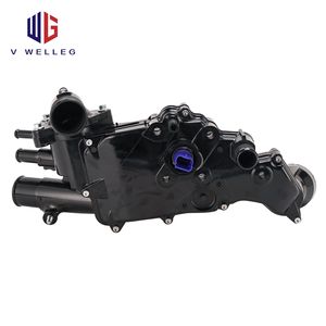 Termostato con Alloggiamento 1336.V4 1336V4 per Peugeot Citroen Fiat, Termostato Liquido Refrigerante Motore 9643212080 Blu 2 Pin - Product Image 1